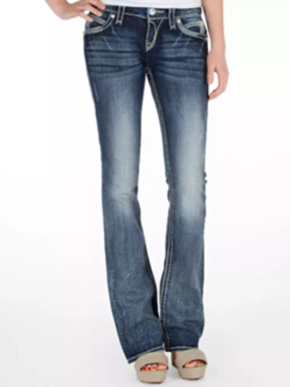 EUC Rock Revival Johanna Boot Stretch Jean--sz 29
